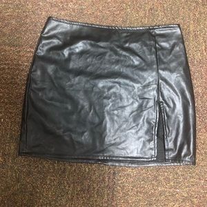 Brand New Fashion Nova faux leather skirt